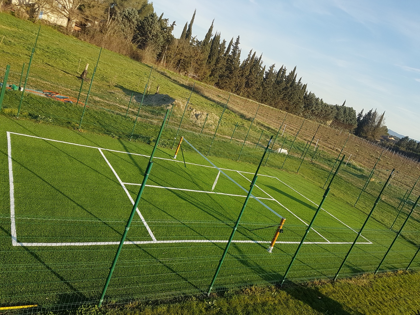 terrain de tennis privé à Aix en Provence